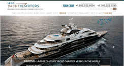 Desktop Screenshot of 1800yachtcharters.com